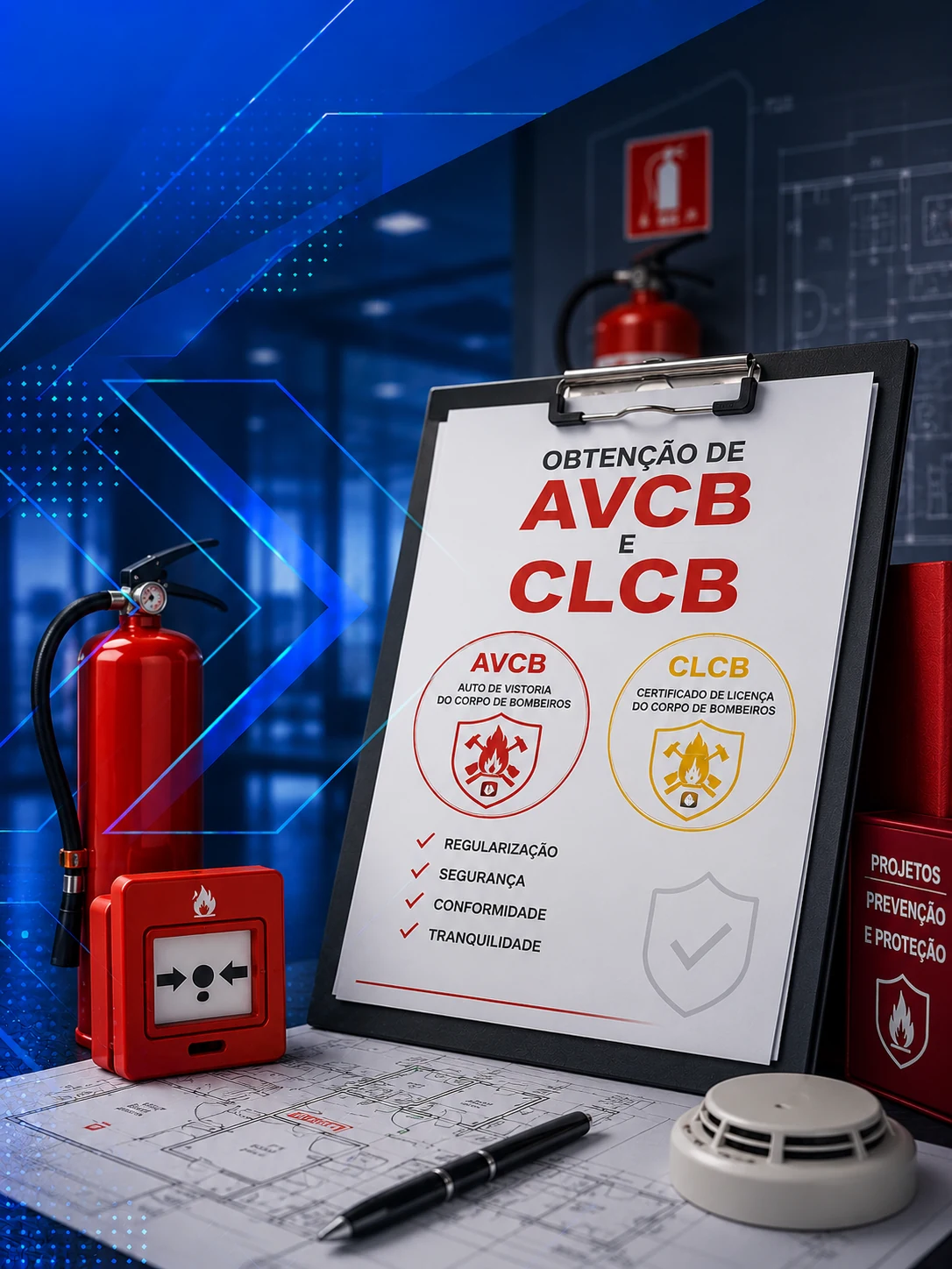 Obtenção de AVCB e CLCB em Santos - SP